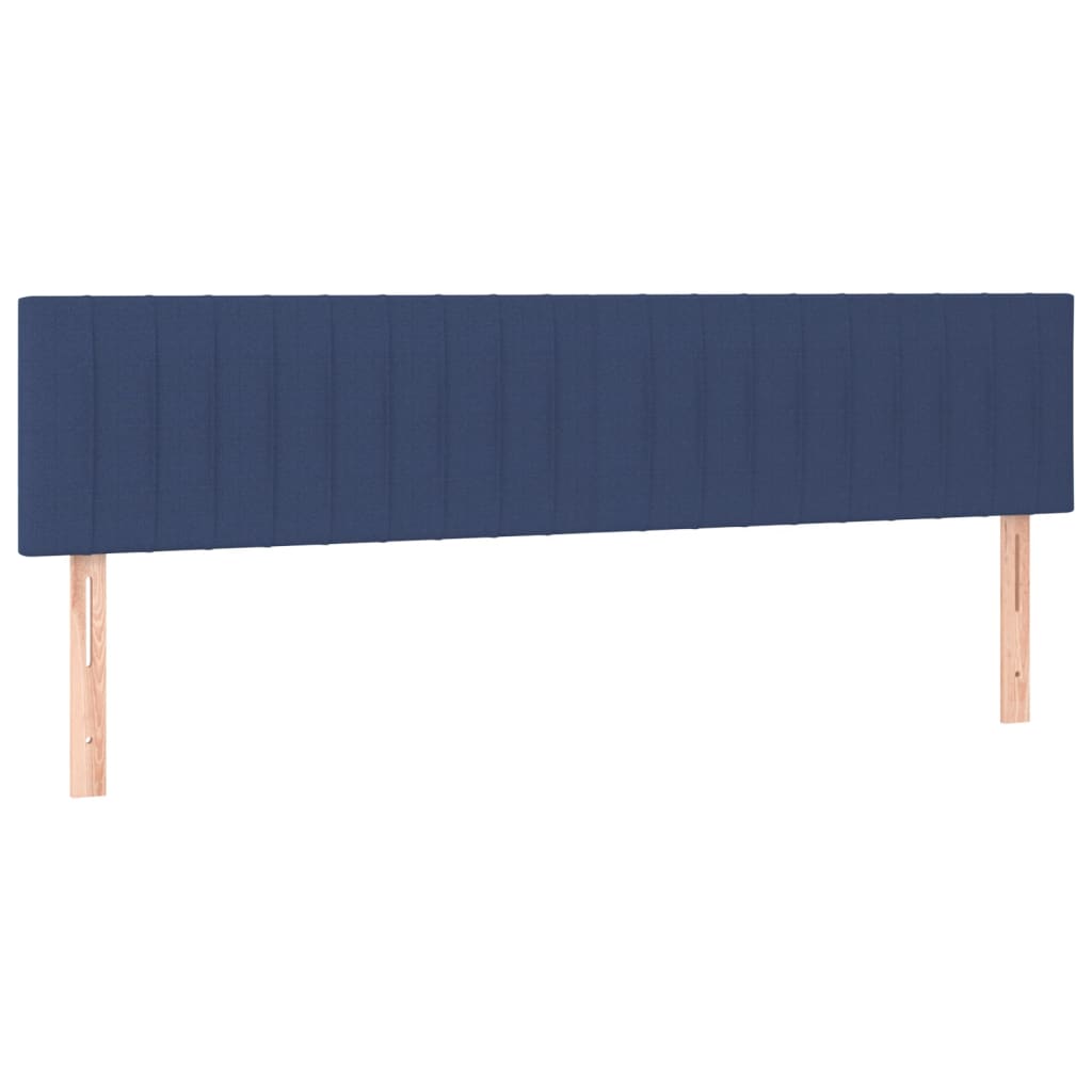 Boxspring met matras stof blauw 160x200 cm is nu te koop bij PeponiXL, paradijselijk wonen!