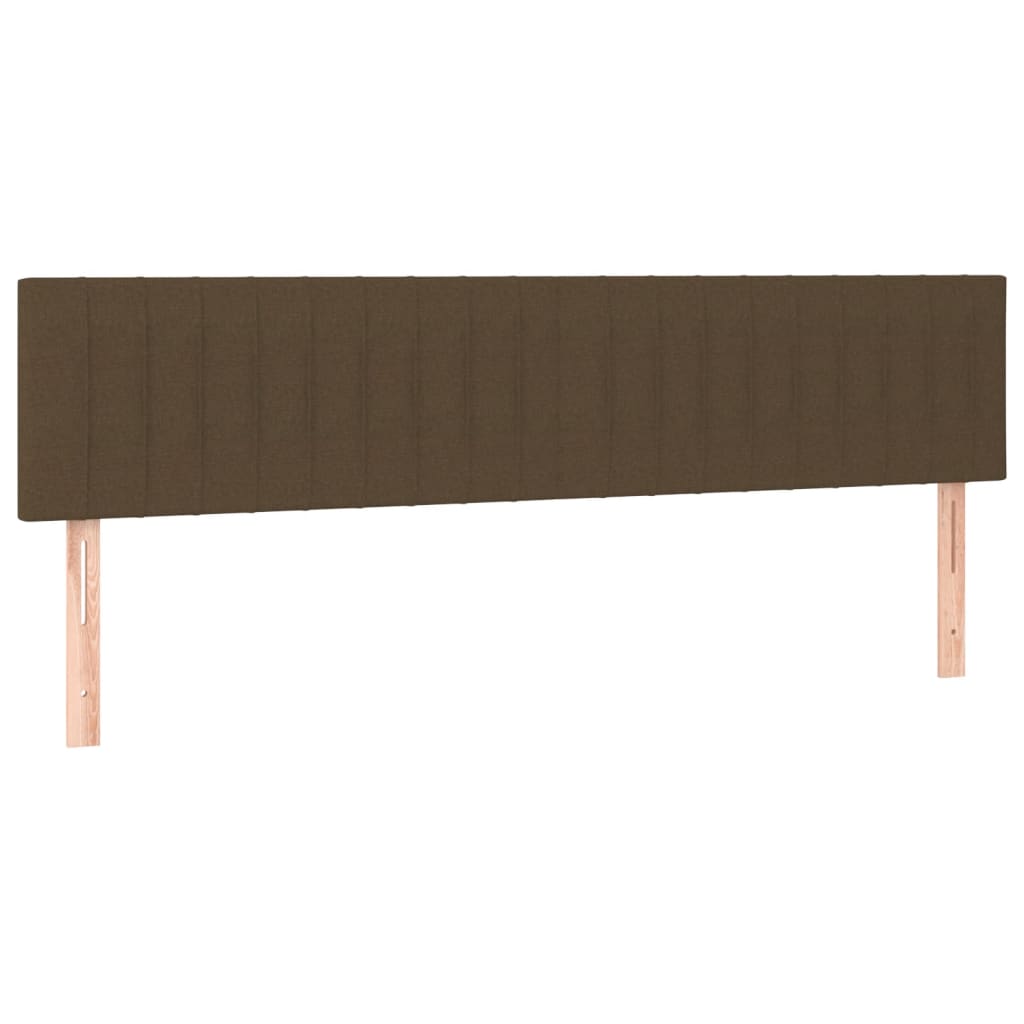 Boxspring met matras stof donkerbruin 200x200 cm is nu te koop bij PeponiXL, paradijselijk wonen!