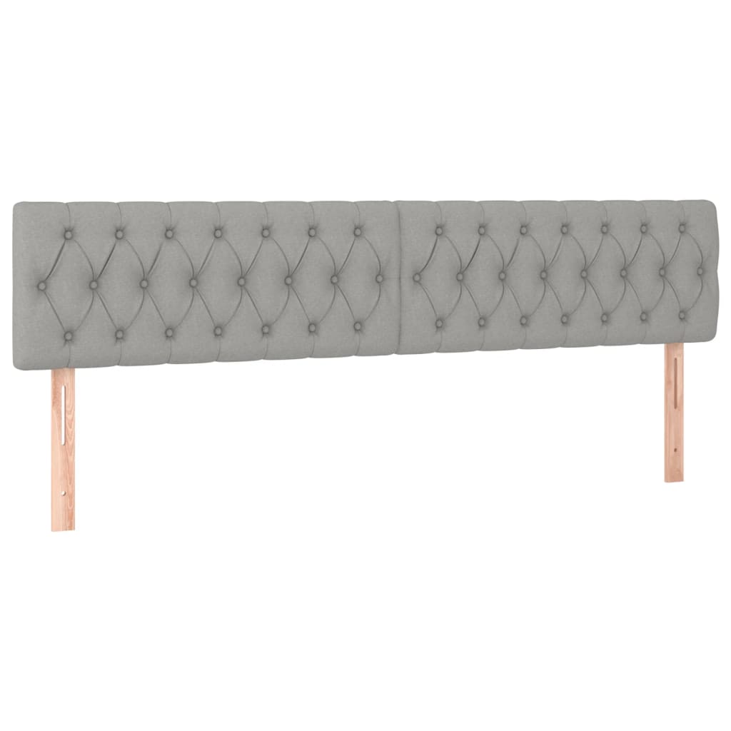 Boxspring met matras stof lichtgrijs 180x200 cm is nu te koop bij PeponiXL, paradijselijk wonen!