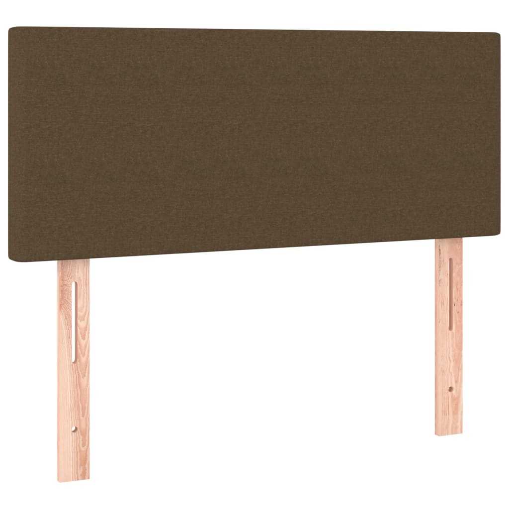 Boxspring met matras stof donkerbruin 120x200 cm is nu te koop bij PeponiXL, paradijselijk wonen!