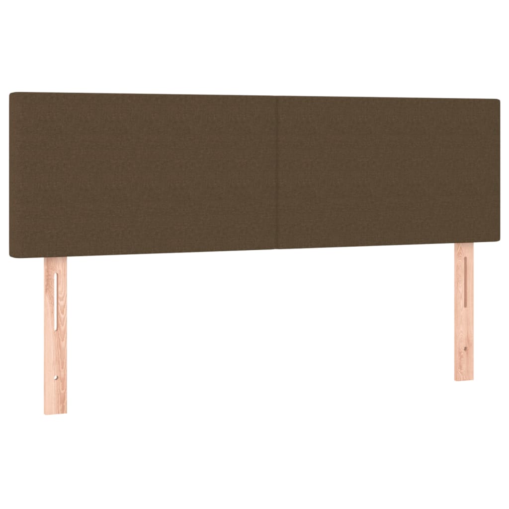 Boxspring met matras stof donkerbruin 140x200 cm is nu te koop bij PeponiXL, paradijselijk wonen!