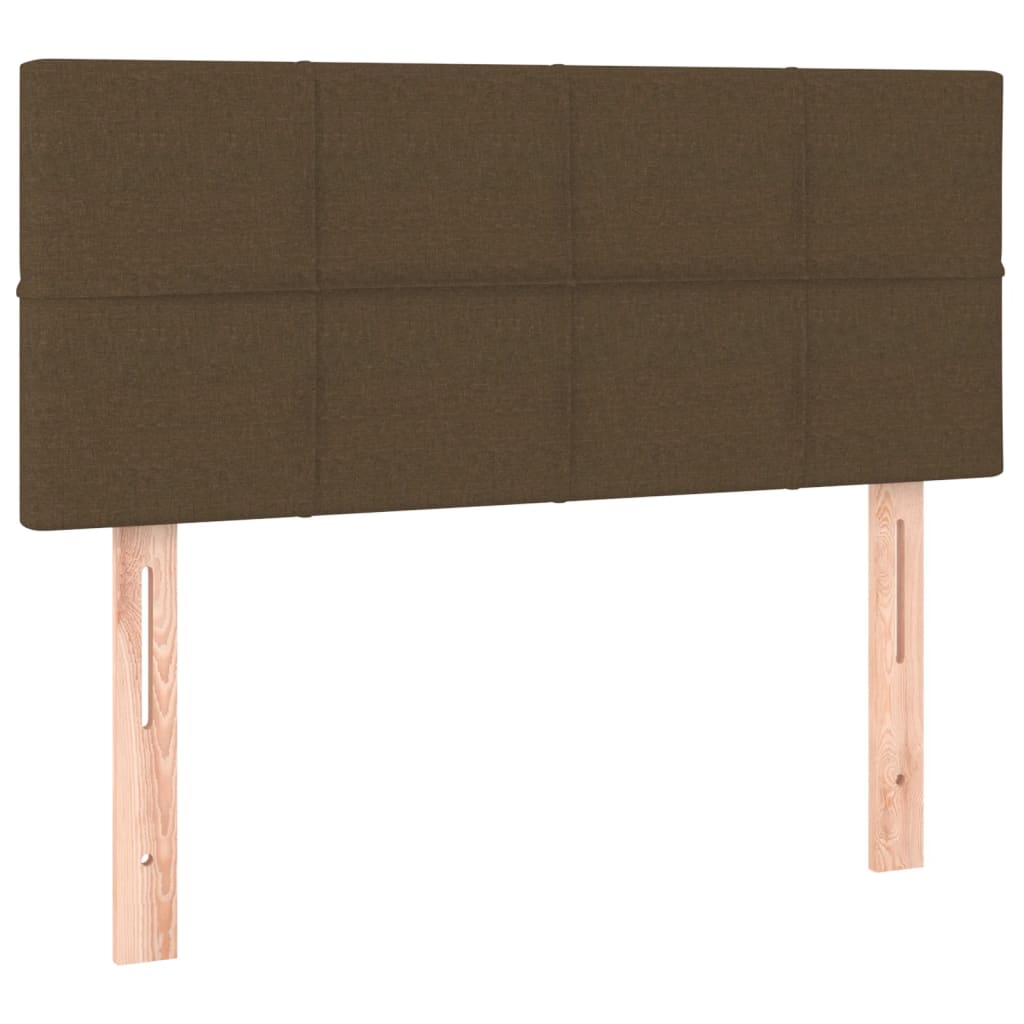 Boxspring met matras stof donkerbruin 120x200 cm is nu te koop bij PeponiXL, paradijselijk wonen!