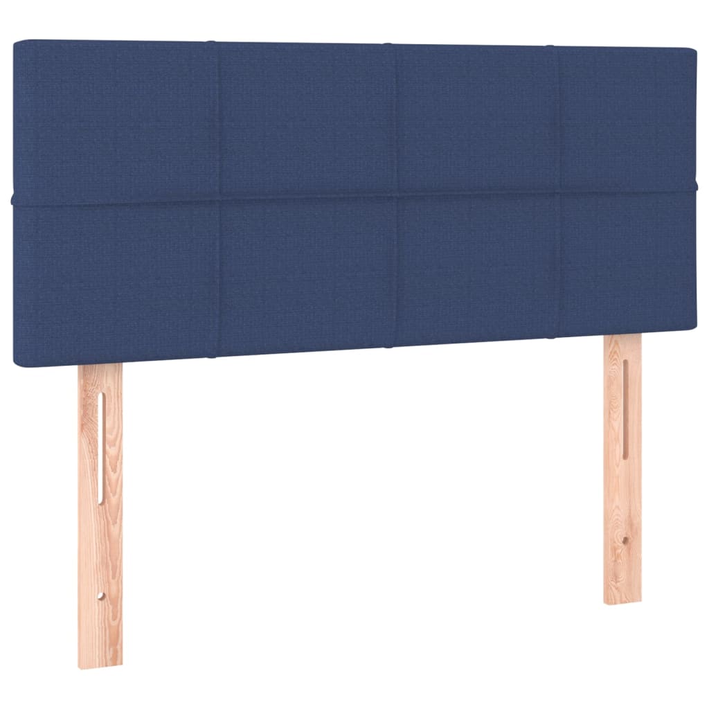 Boxspring met matras stof blauw 120x200 cm is nu te koop bij PeponiXL, paradijselijk wonen!