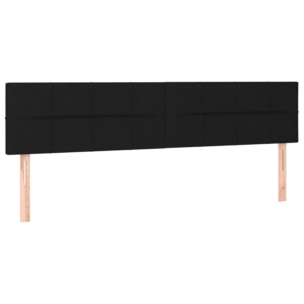 Boxspring met matras stof zwart 160x200 cm is nu te koop bij PeponiXL, paradijselijk wonen!