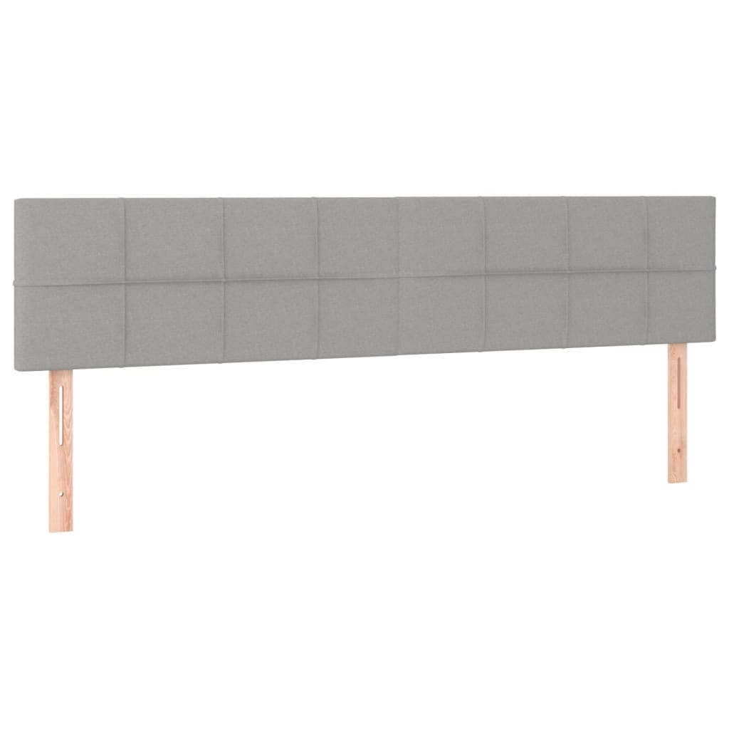 Boxspring met matras stof lichtgrijs 180x200 cm is nu te koop bij PeponiXL, paradijselijk wonen!