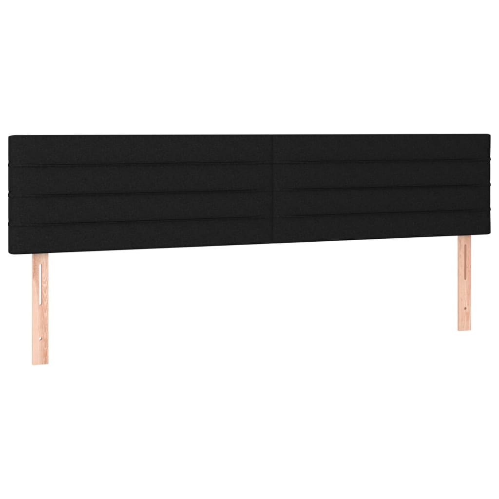 Boxspring met matras stof zwart 160x200 cm is nu te koop bij PeponiXL, paradijselijk wonen!