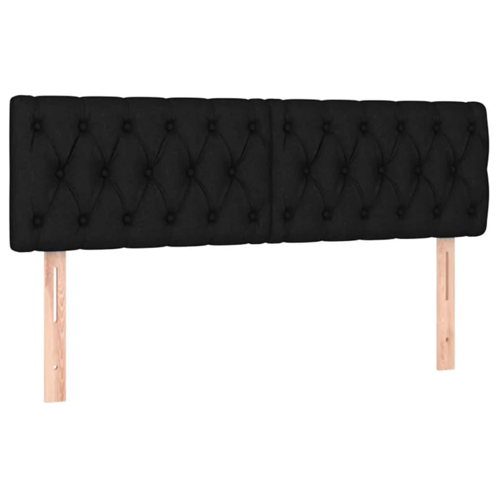 Boxspring met matras stof zwart 160x200 cm is nu te koop bij PeponiXL, paradijselijk wonen!