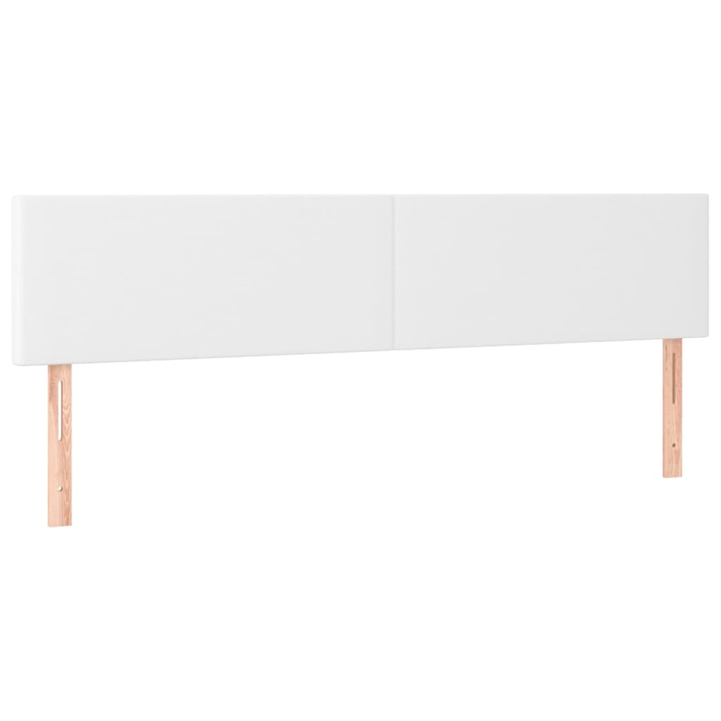 Boxspring met matras kunstleer wit 160x200 cm is nu te koop bij PeponiXL, paradijselijk wonen!