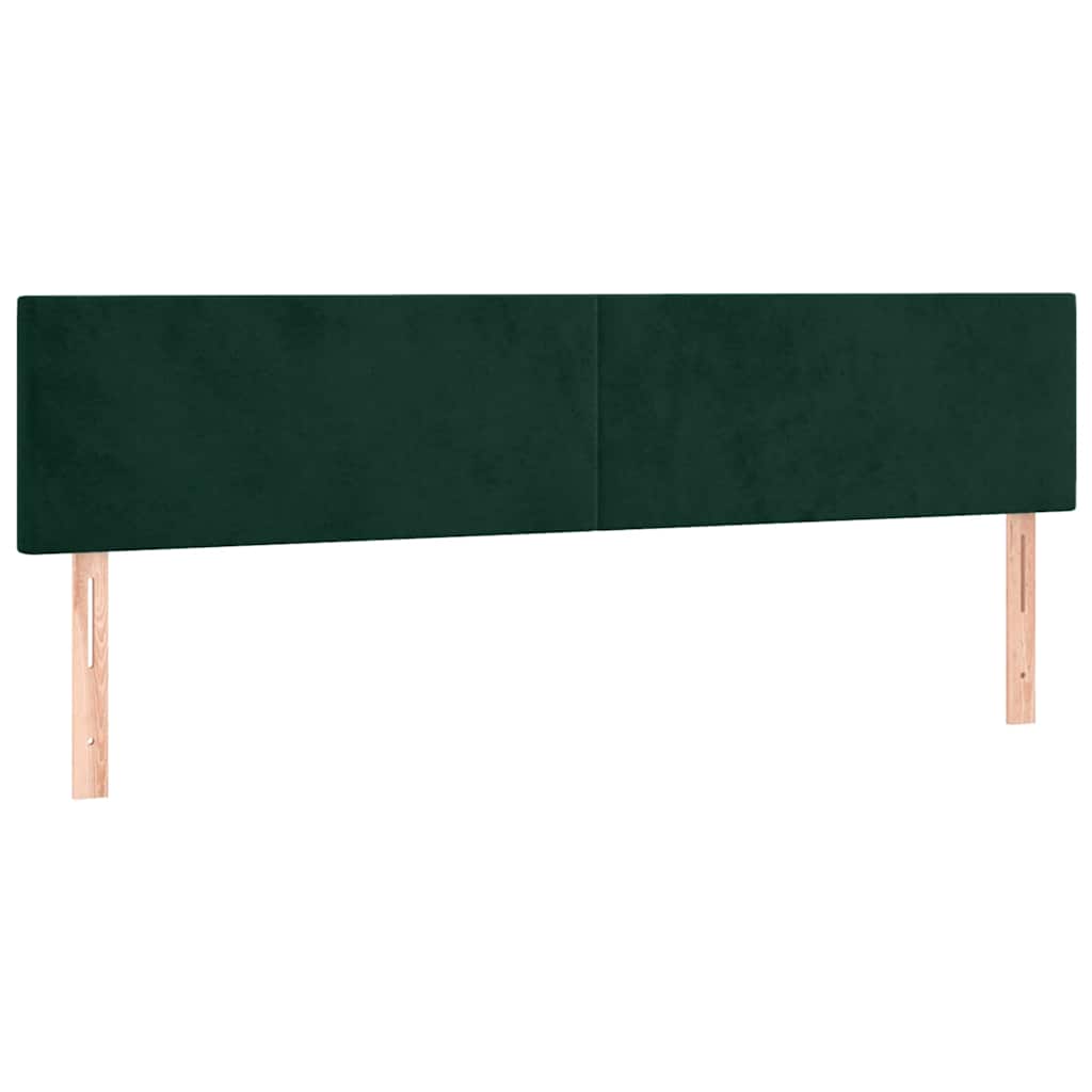 Boxspring met matras fluweel donkergroen 180x200 cm is nu te koop bij PeponiXL, paradijselijk wonen!
