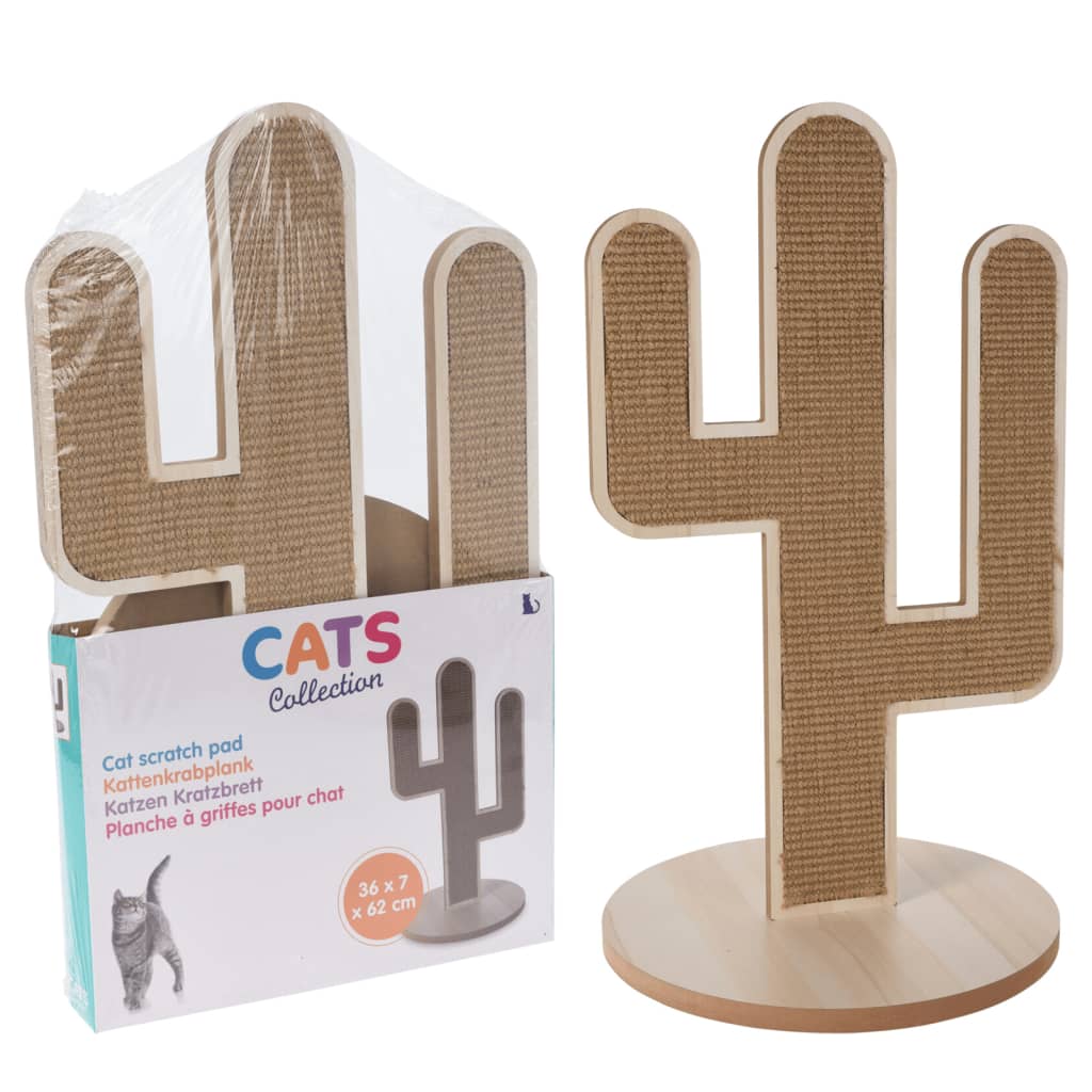 Pets Collection Kattenkrabpaal Cactus 35x34,5x62 cm naturel is nu te koop bij PeponiXL, paradijselijk wonen!