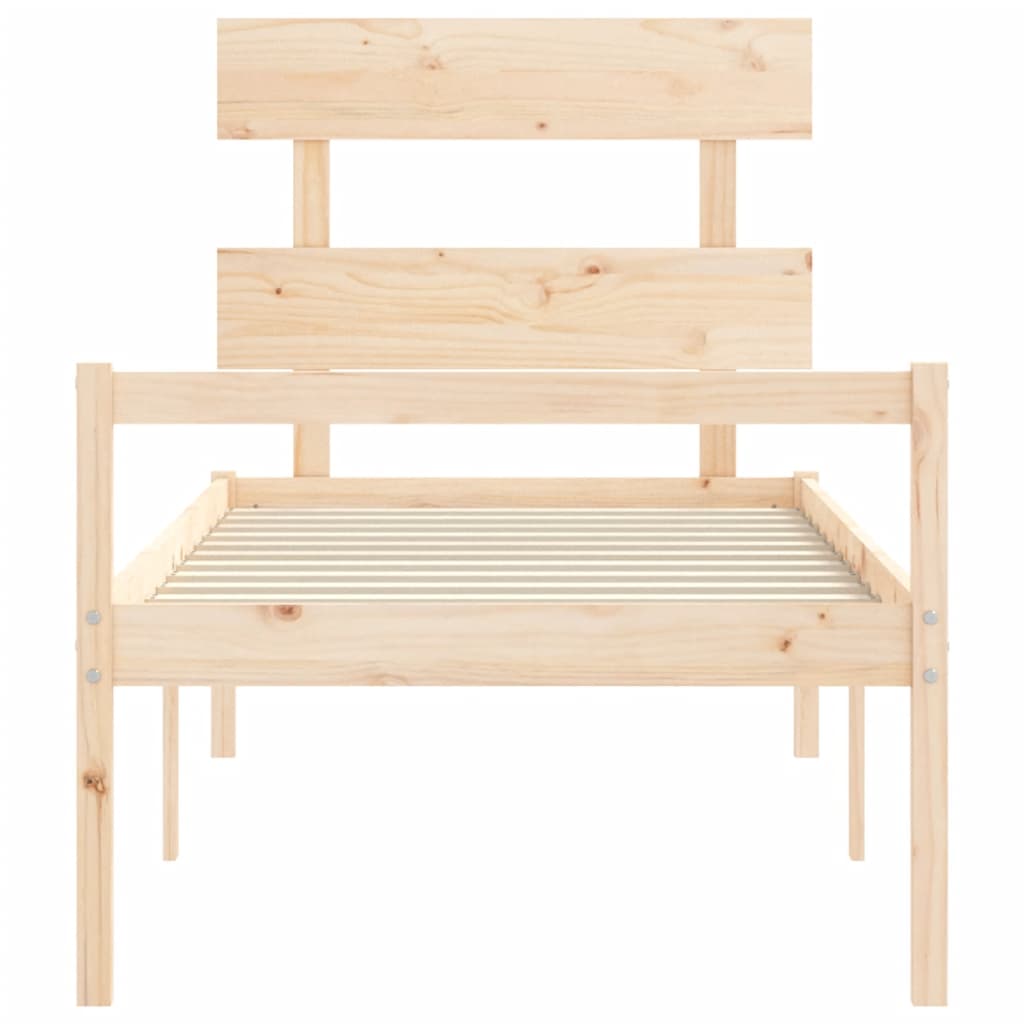 Seniorenbed met hoofdbord massief hout is nu te koop bij PeponiXL, paradijselijk wonen!