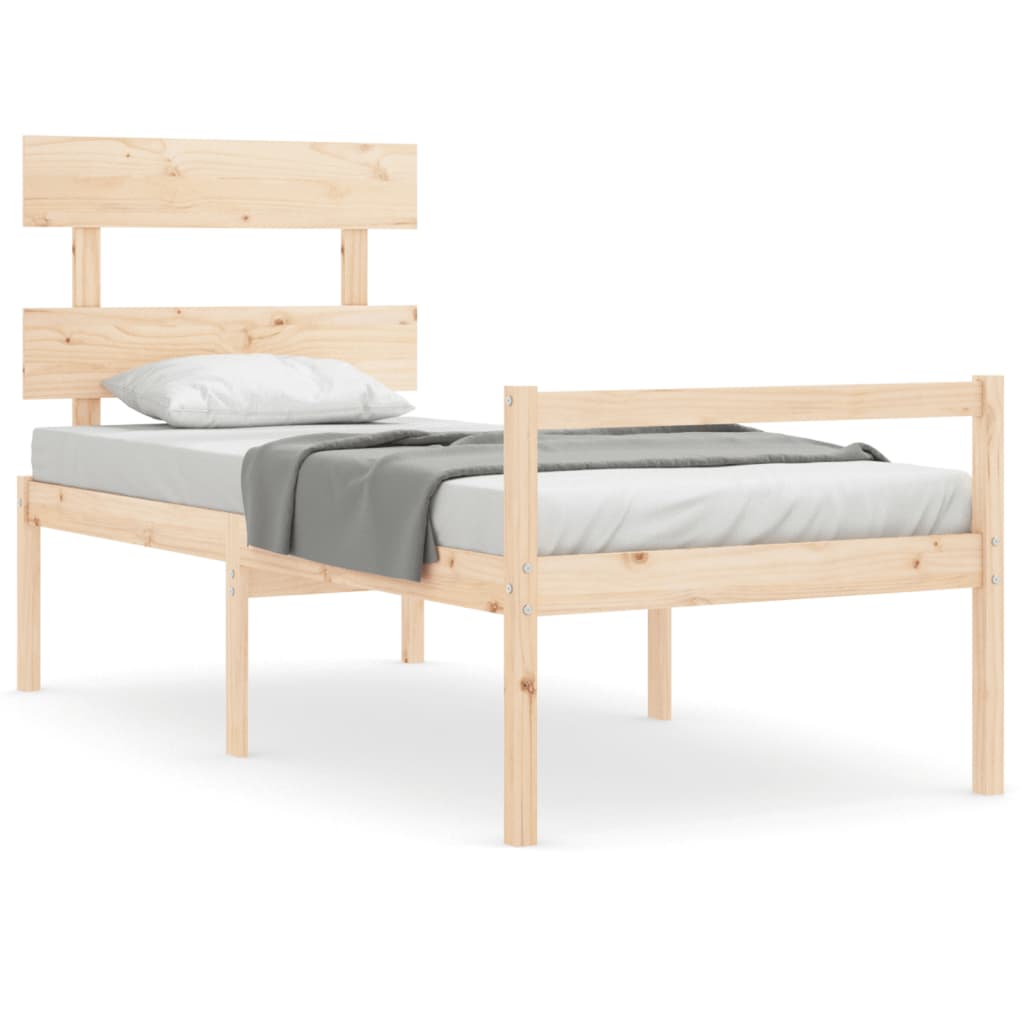 Seniorenbed met hoofdbord massief hout is nu te koop bij PeponiXL, paradijselijk wonen!