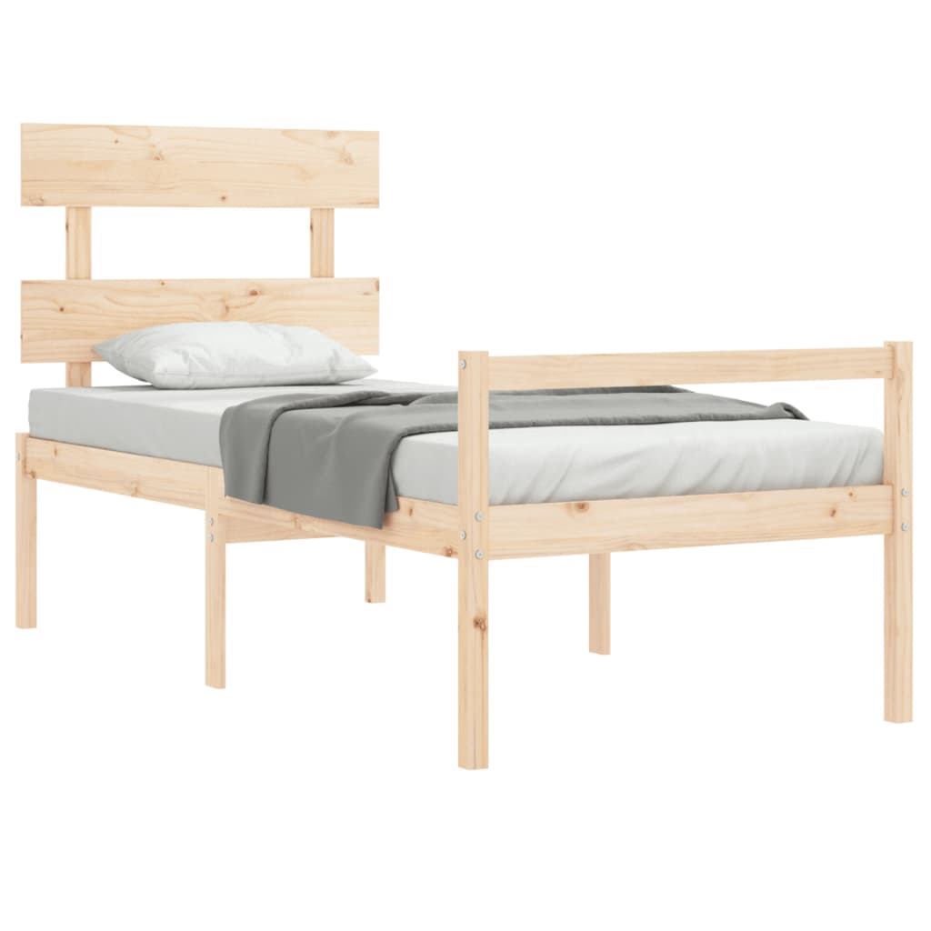 Seniorenbed met hoofdbord massief hout is nu te koop bij PeponiXL, paradijselijk wonen!