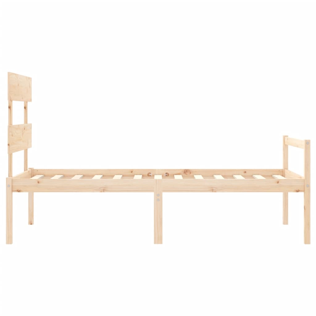 Seniorenbed met hoofdbord massief hout is nu te koop bij PeponiXL, paradijselijk wonen!