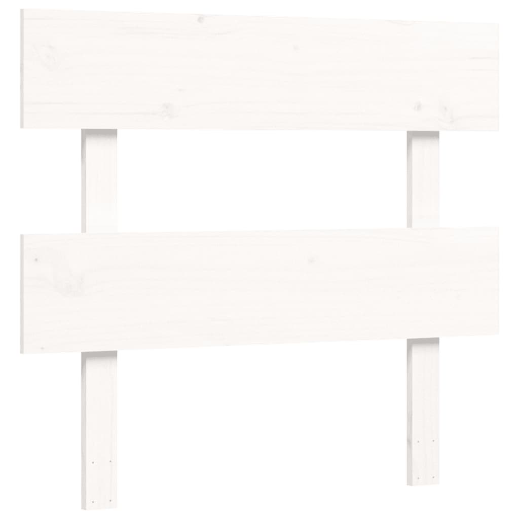 Seniorenbed met hoofdbord massief hout wit is nu te koop bij PeponiXL, paradijselijk wonen!