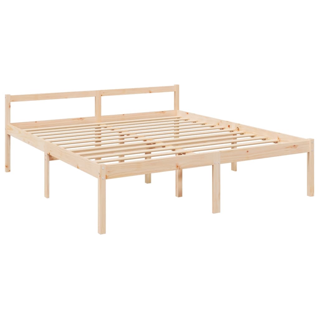 Seniorenbed met hoofdbord massief hout Super is nu te koop bij PeponiXL, paradijselijk wonen!