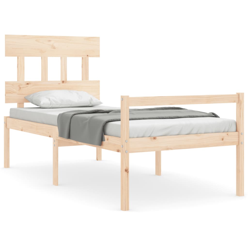 Seniorenbed met hoofdbord massief hout is nu te koop bij PeponiXL, paradijselijk wonen!