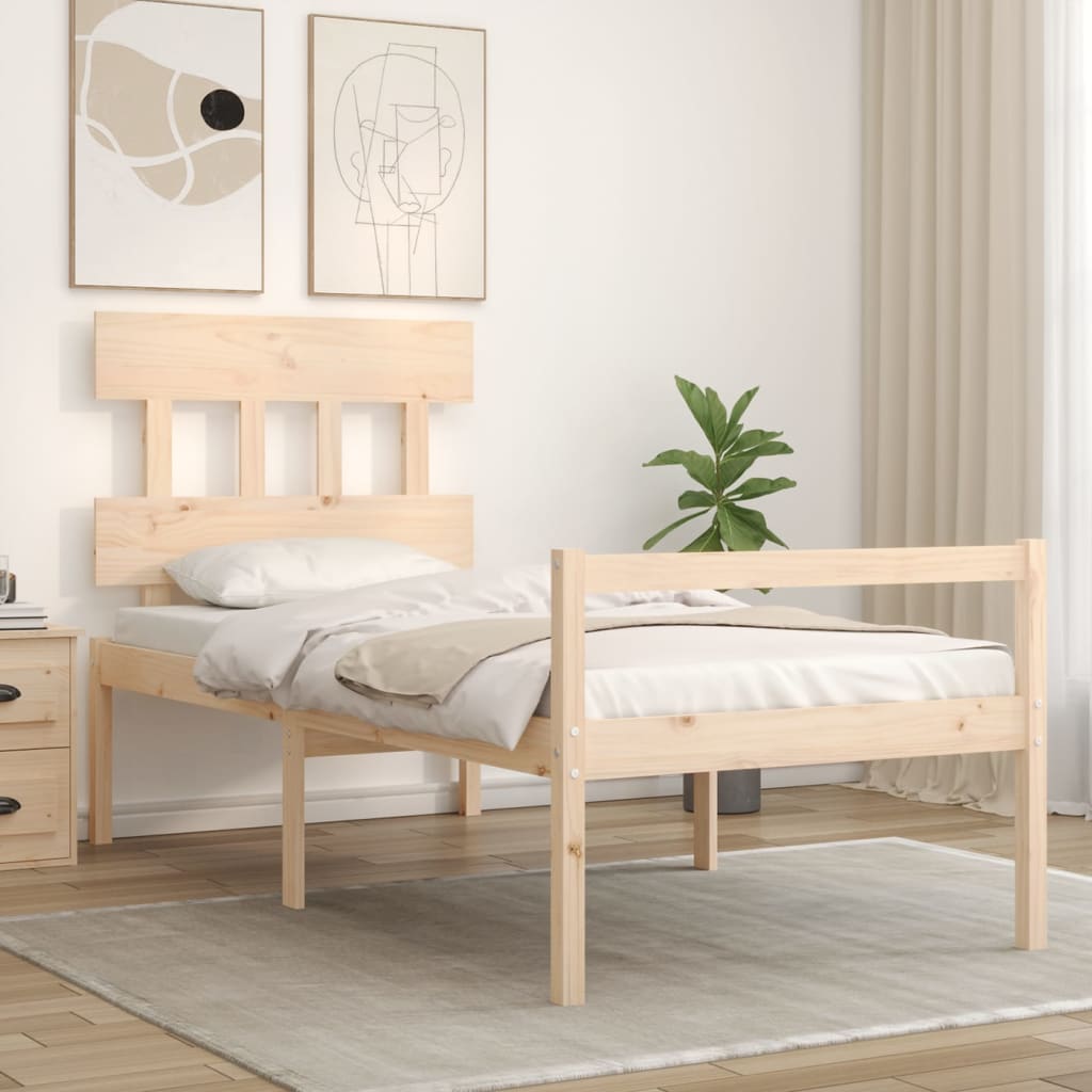 Seniorenbed met hoofdbord massief hout is nu te koop bij PeponiXL, paradijselijk wonen!
