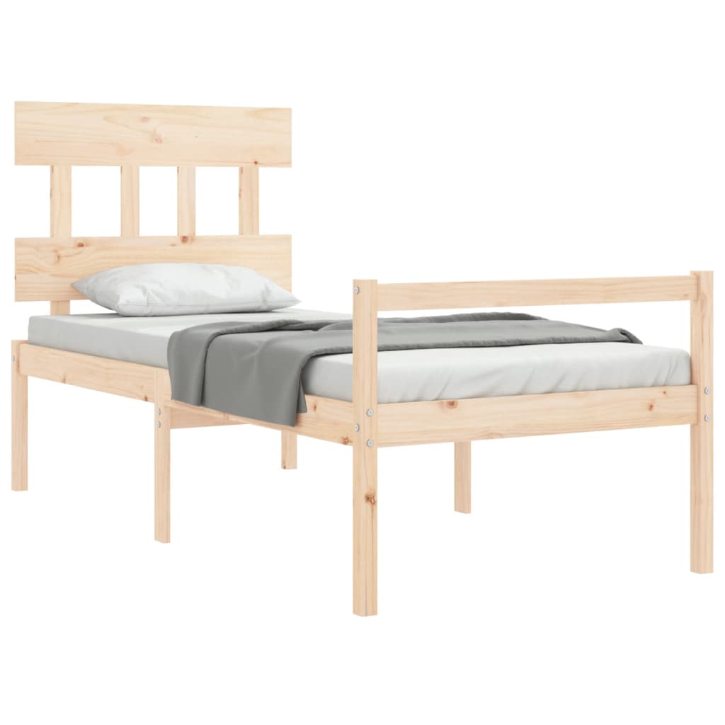 Seniorenbed met hoofdbord massief hout is nu te koop bij PeponiXL, paradijselijk wonen!