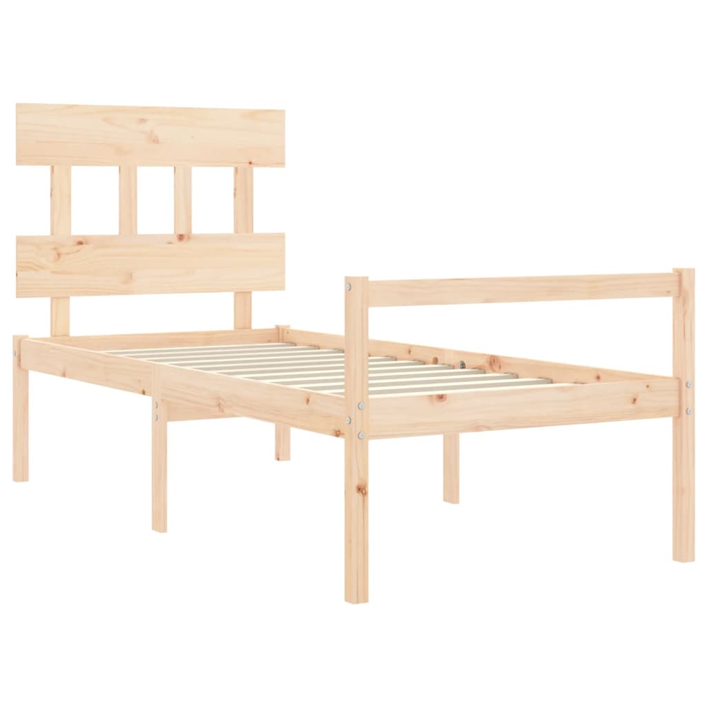 Seniorenbed met hoofdbord massief hout is nu te koop bij PeponiXL, paradijselijk wonen!