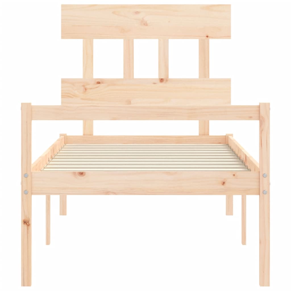 Seniorenbed met hoofdbord massief hout is nu te koop bij PeponiXL, paradijselijk wonen!