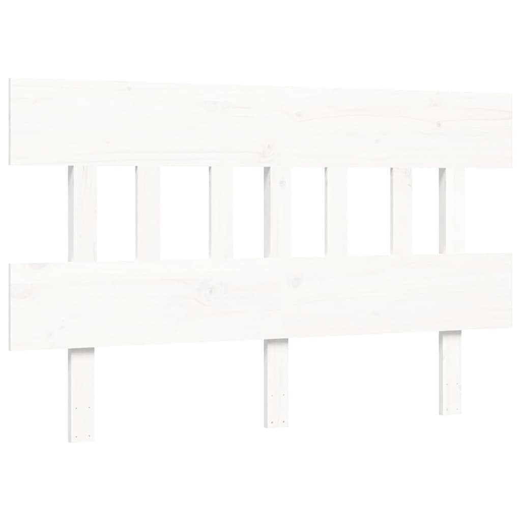 Seniorenbed met hoofdbord massief hout wit is nu te koop bij PeponiXL, paradijselijk wonen!