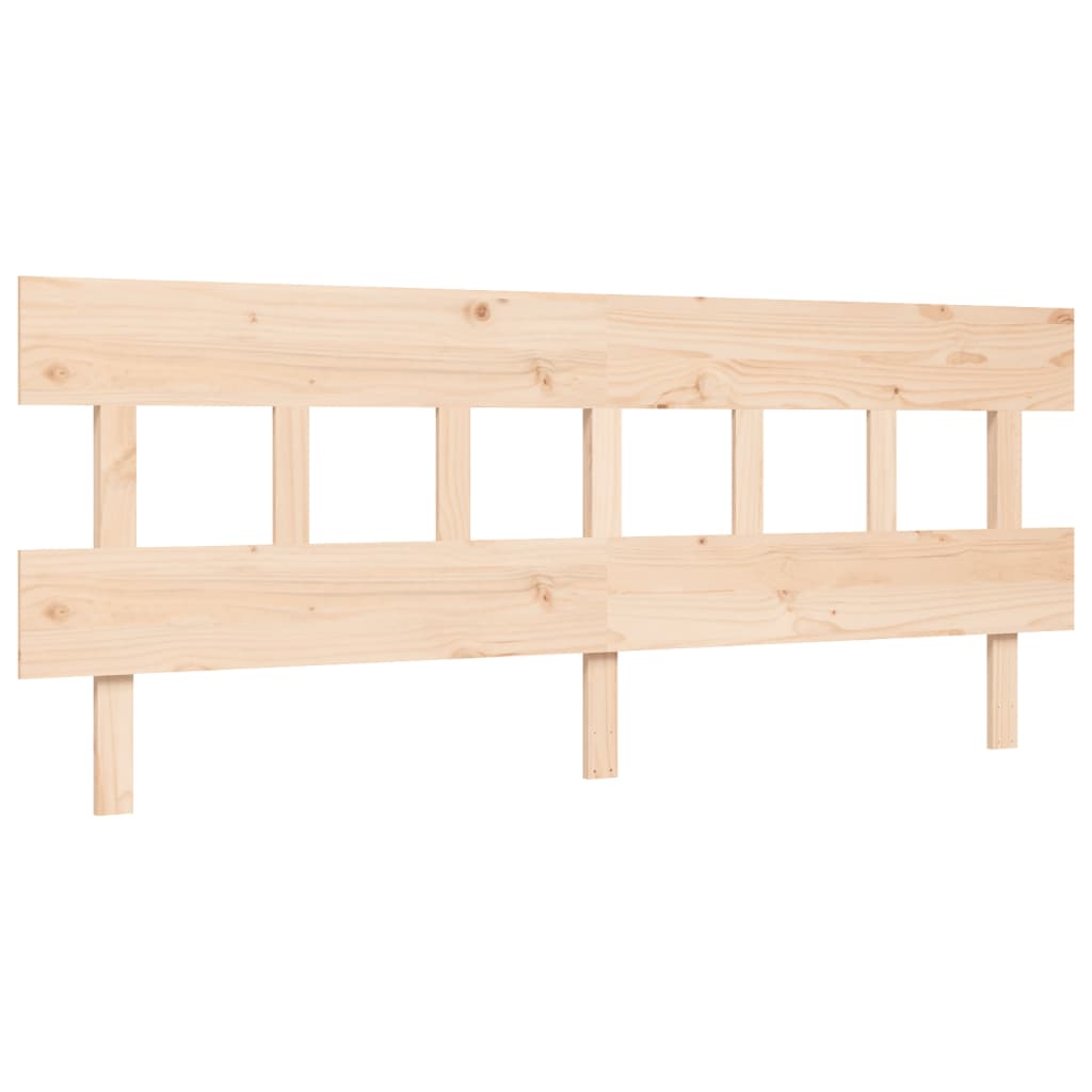 Seniorenbed met hoofdbord massief hout 200x200 cm is nu te koop bij PeponiXL, paradijselijk wonen!