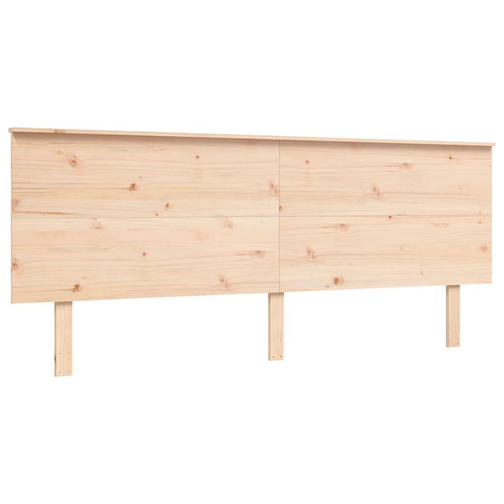 Seniorenbed met hoofdbord massief hout 200x200 cm is nu te koop bij PeponiXL, paradijselijk wonen!