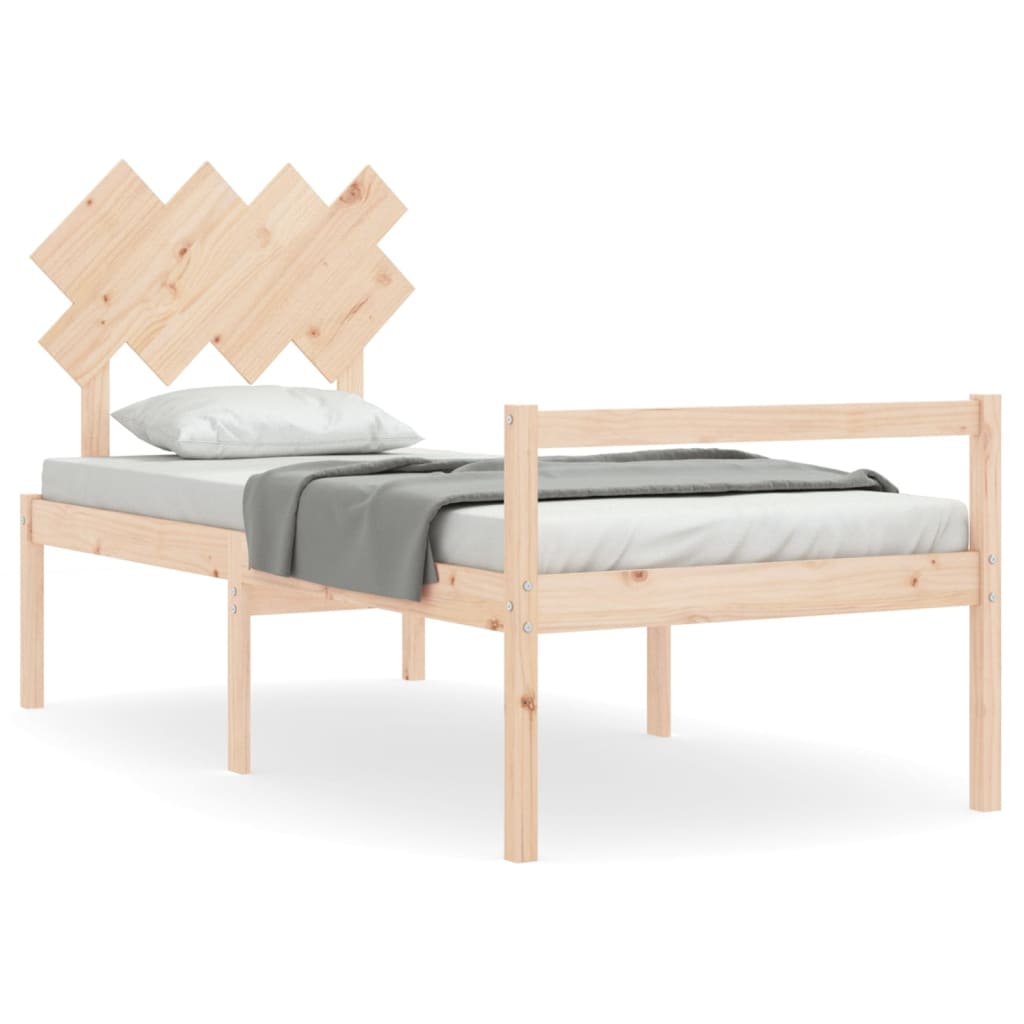 Seniorenbed met hoofdbord massief hout is nu te koop bij PeponiXL, paradijselijk wonen!