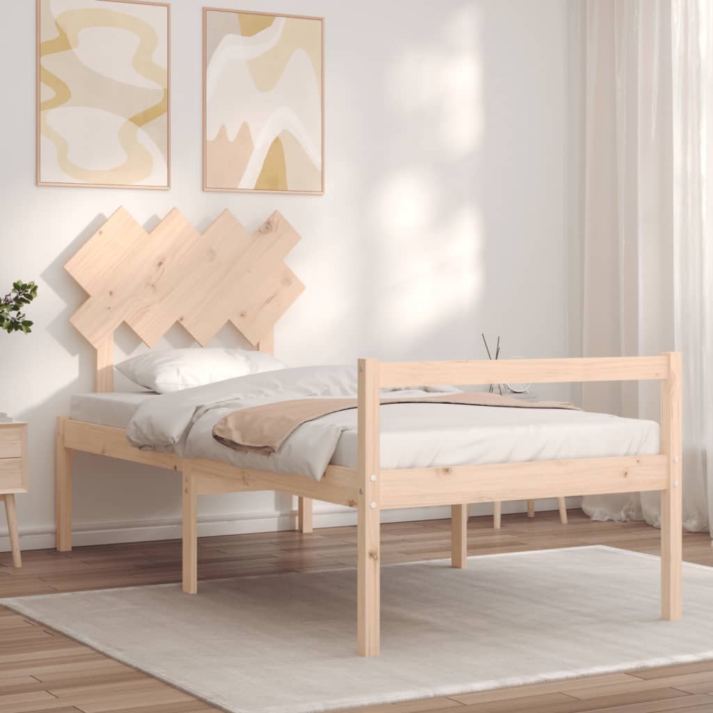 Seniorenbed met hoofdbord massief hout is nu te koop bij PeponiXL, paradijselijk wonen!