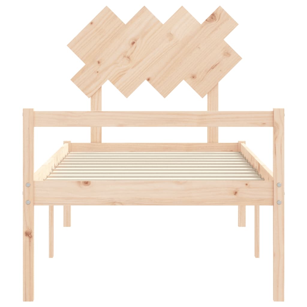 Seniorenbed met hoofdbord massief hout is nu te koop bij PeponiXL, paradijselijk wonen!