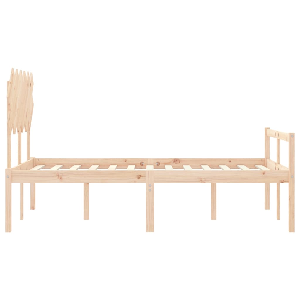 Seniorenbed met hoofdbord massief hout is nu te koop bij PeponiXL, paradijselijk wonen!