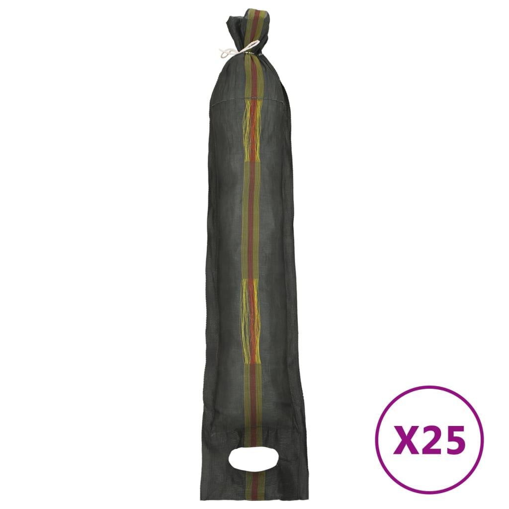 Zandzakken 25 st 103x25 cm HDPE donkergroen is nu te koop bij PeponiXL, paradijselijk wonen!