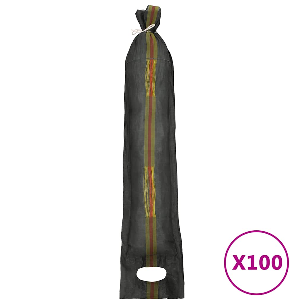 Zandzakken 100 st 103x25 cm HDPE donkergroen is nu te koop bij PeponiXL, paradijselijk wonen!
