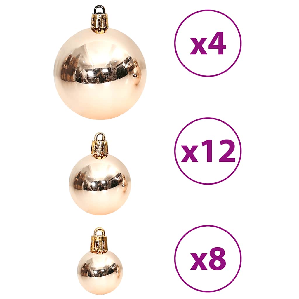 Kerstballen 100 st 3/4/6 cm champagnekleurig en bruin is nu te koop bij PeponiXL, paradijselijk wonen!