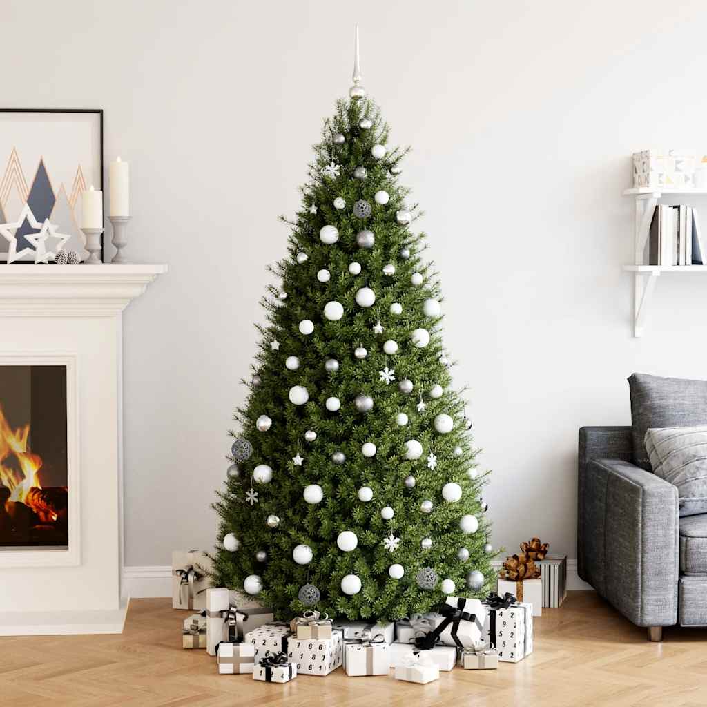 111-delige Kerstballenset polystyreen wit en grijs is nu te koop bij PeponiXL, paradijselijk wonen!