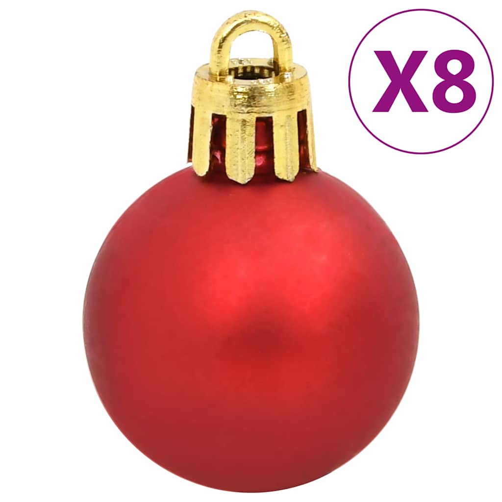 112-delige Kerstballenset polystyreen rood groen en goudkleurig is nu te koop bij PeponiXL, paradijselijk wonen!