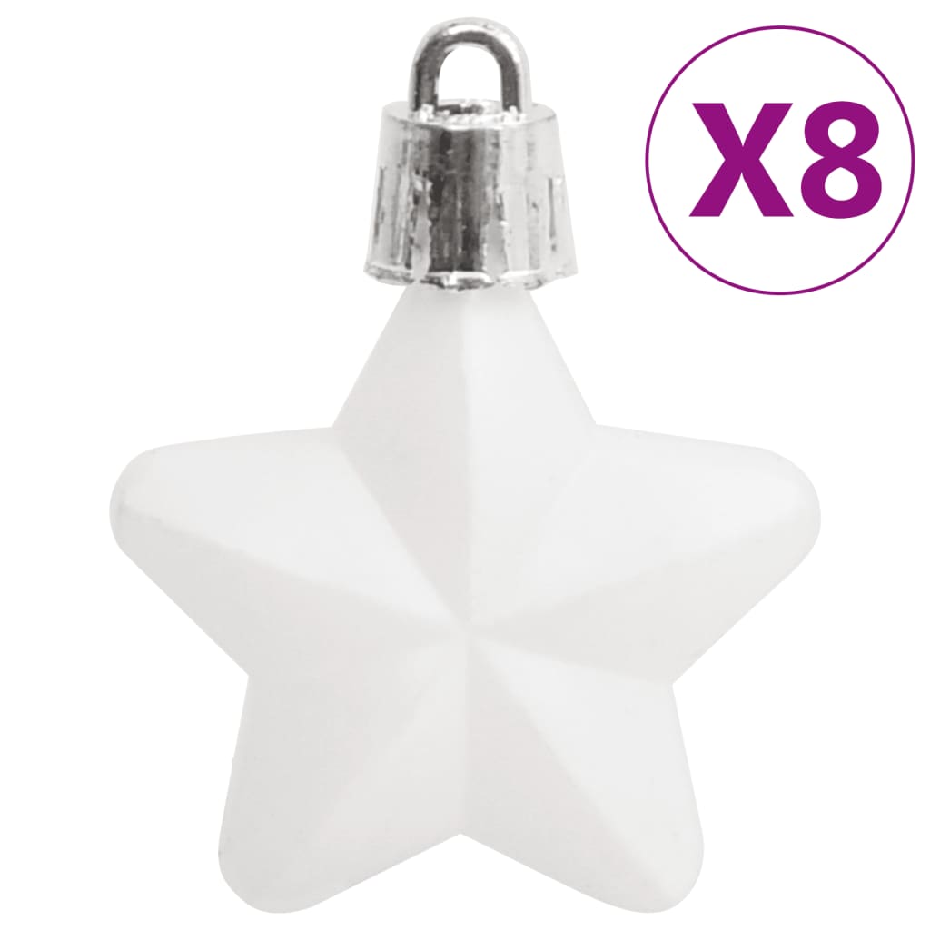 111-delige Kerstballenset polystyreen wit is nu te koop bij PeponiXL, paradijselijk wonen!