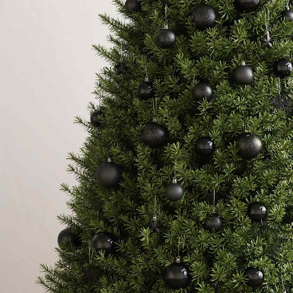 111-delige Kerstballenset polystyreen zwart is nu te koop bij PeponiXL, paradijselijk wonen!