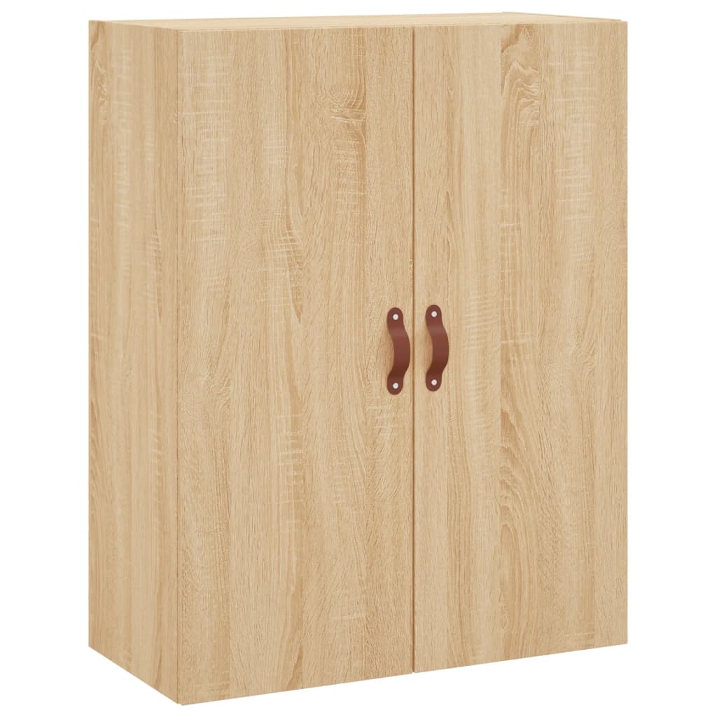 Hangkasten 2 st 69,5x34x90 cm sonoma eikenkleurig is nu te koop bij PeponiXL, paradijselijk wonen!