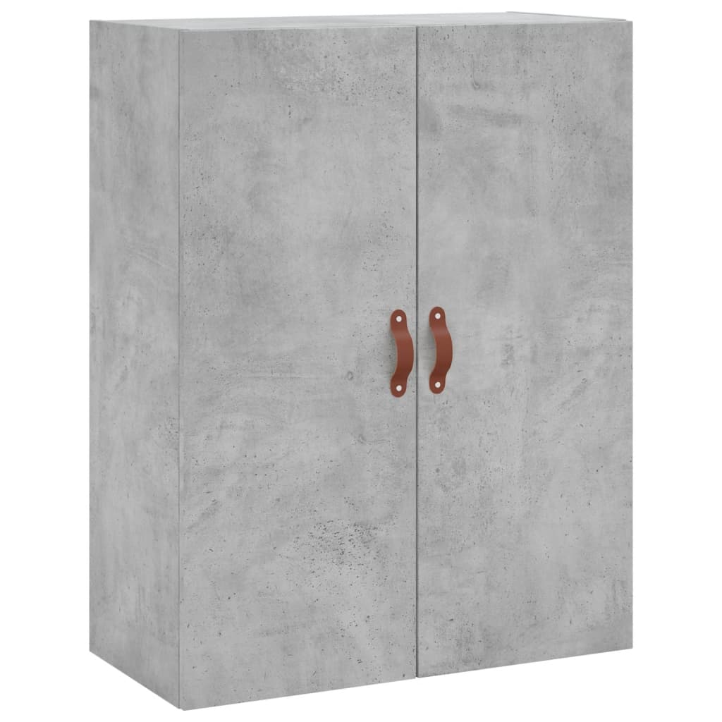 Hangkasten 2 st 69,5x34x90 cm betongrijs is nu te koop bij PeponiXL, paradijselijk wonen!