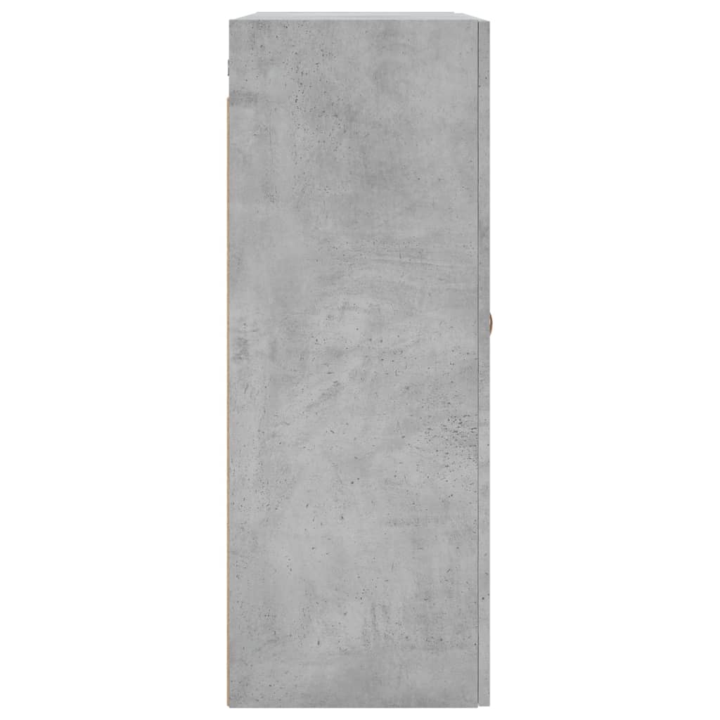 Hangkasten 2 st 69,5x34x90 cm betongrijs is nu te koop bij PeponiXL, paradijselijk wonen!