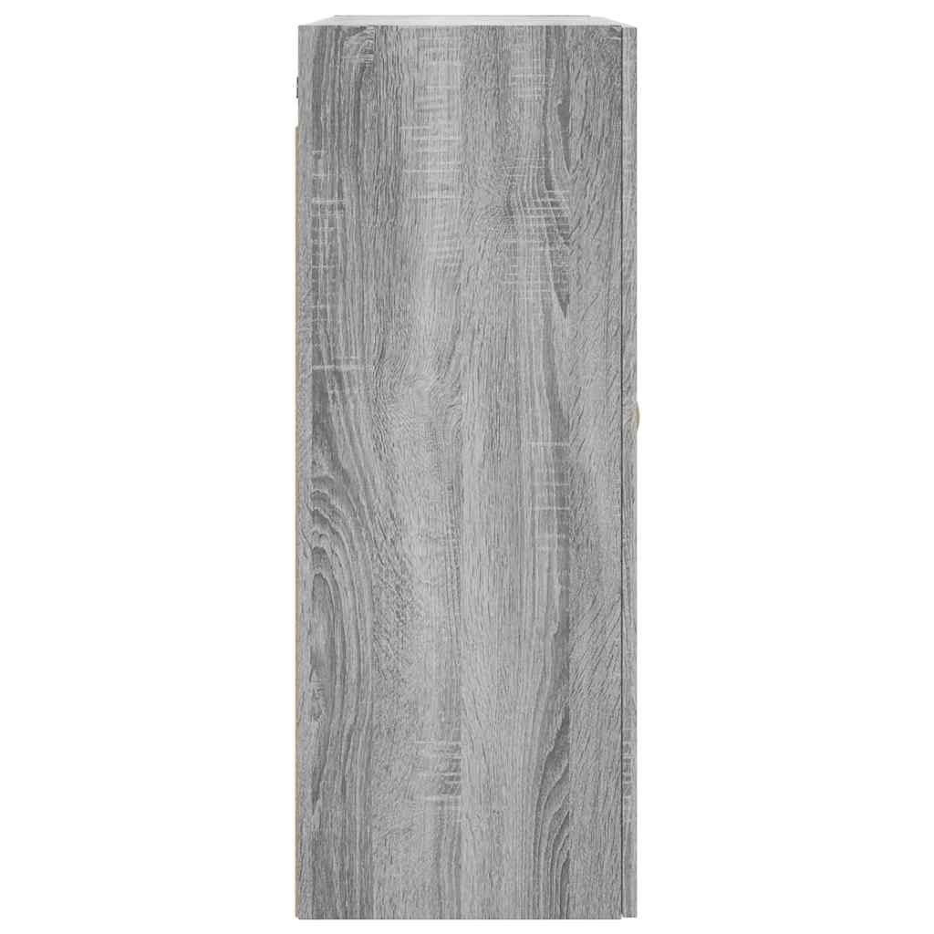 Hangkasten 2 st 69,5x34x90 cm grijs sonoma eikenkleurig is nu te koop bij PeponiXL, paradijselijk wonen!