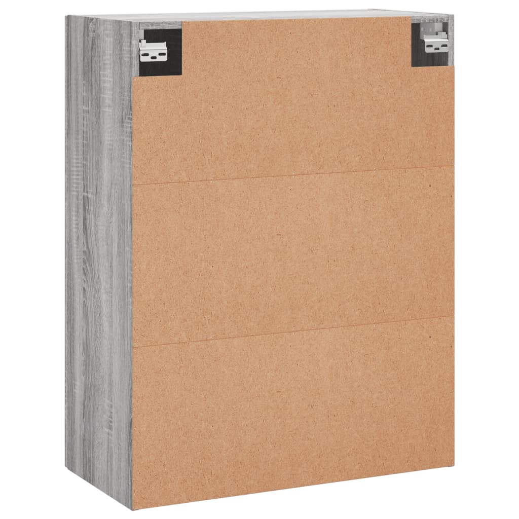 Hangkasten 2 st 69,5x34x90 cm grijs sonoma eikenkleurig is nu te koop bij PeponiXL, paradijselijk wonen!