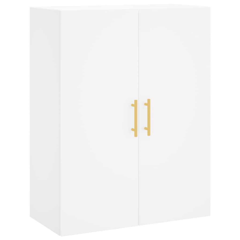Hangkasten 2 st 69,5x34x90 cm wit is nu te koop bij PeponiXL, paradijselijk wonen!