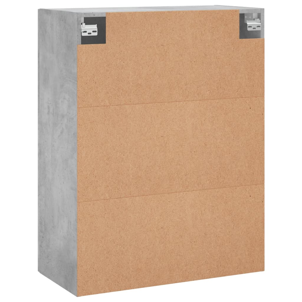 Hangkasten 2 st 69,5x34x90 cm betongrijs is nu te koop bij PeponiXL, paradijselijk wonen!