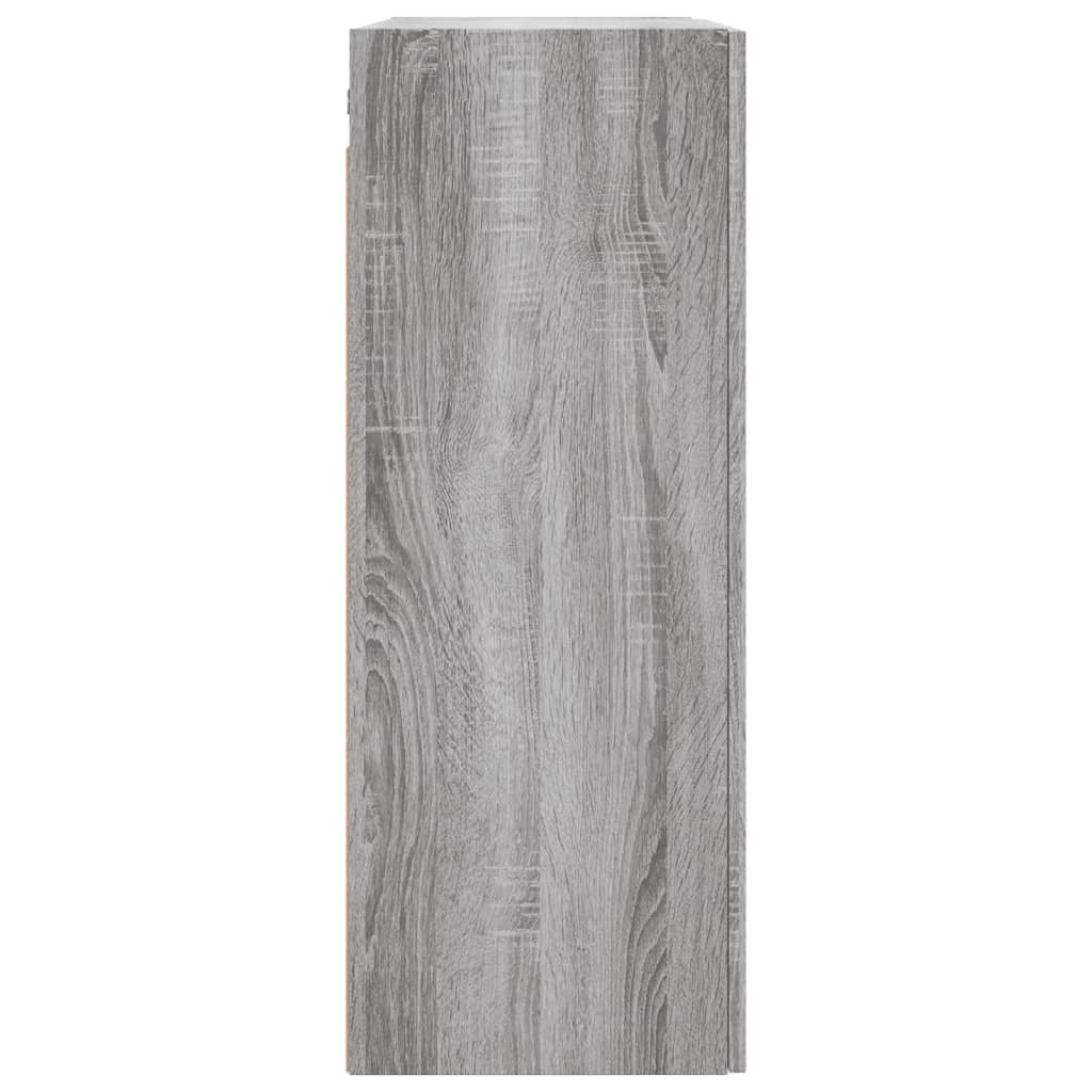 Hangkasten 2 st 69,5x34x90 cm grijs sonoma eikenkleurig is nu te koop bij PeponiXL, paradijselijk wonen!