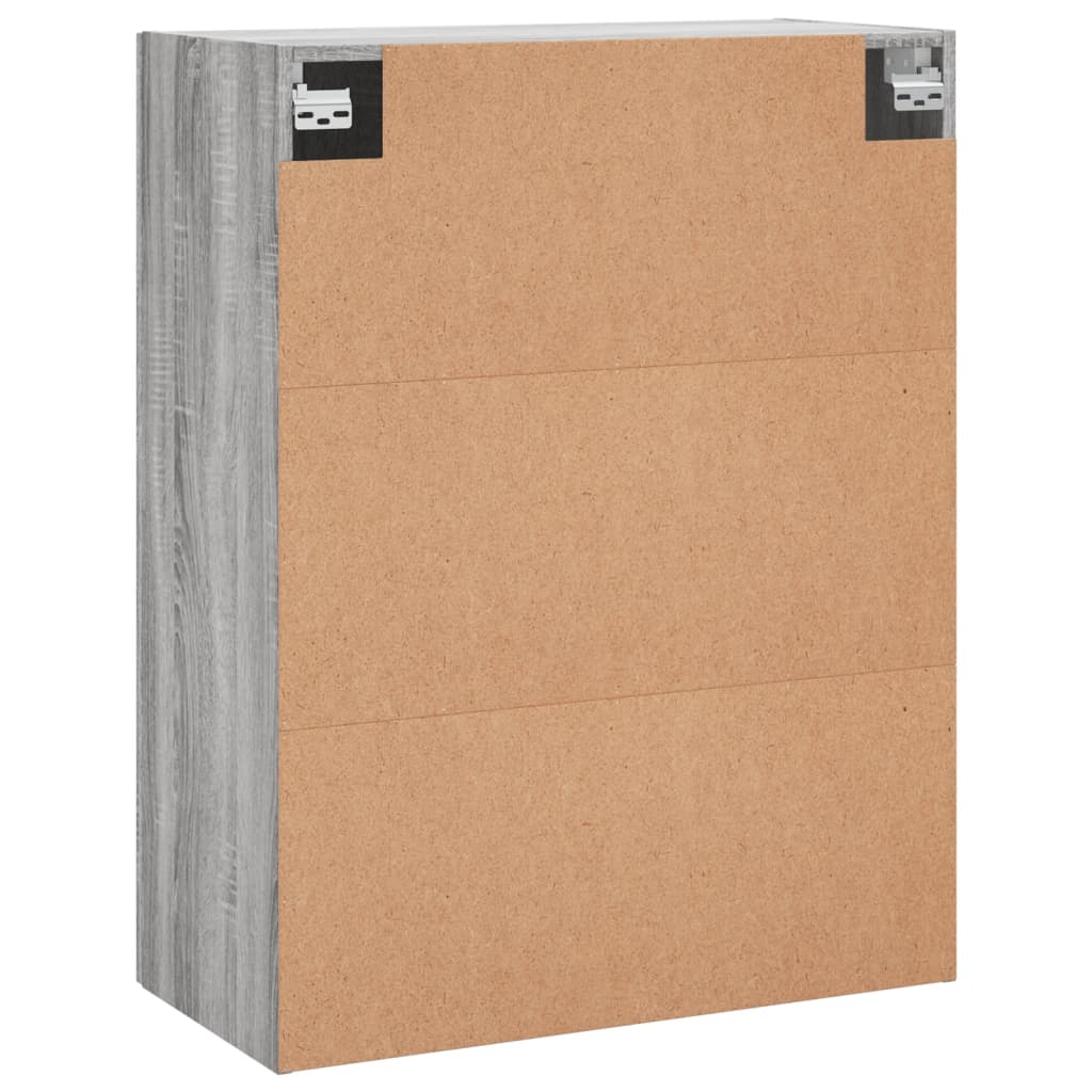 Hangkasten 2 st 69,5x34x90 cm grijs sonoma eikenkleurig is nu te koop bij PeponiXL, paradijselijk wonen!