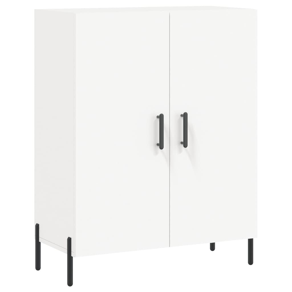 Hoge kast 69,5x34x180 cm bewerkt hout wit is nu te koop bij PeponiXL, paradijselijk wonen!