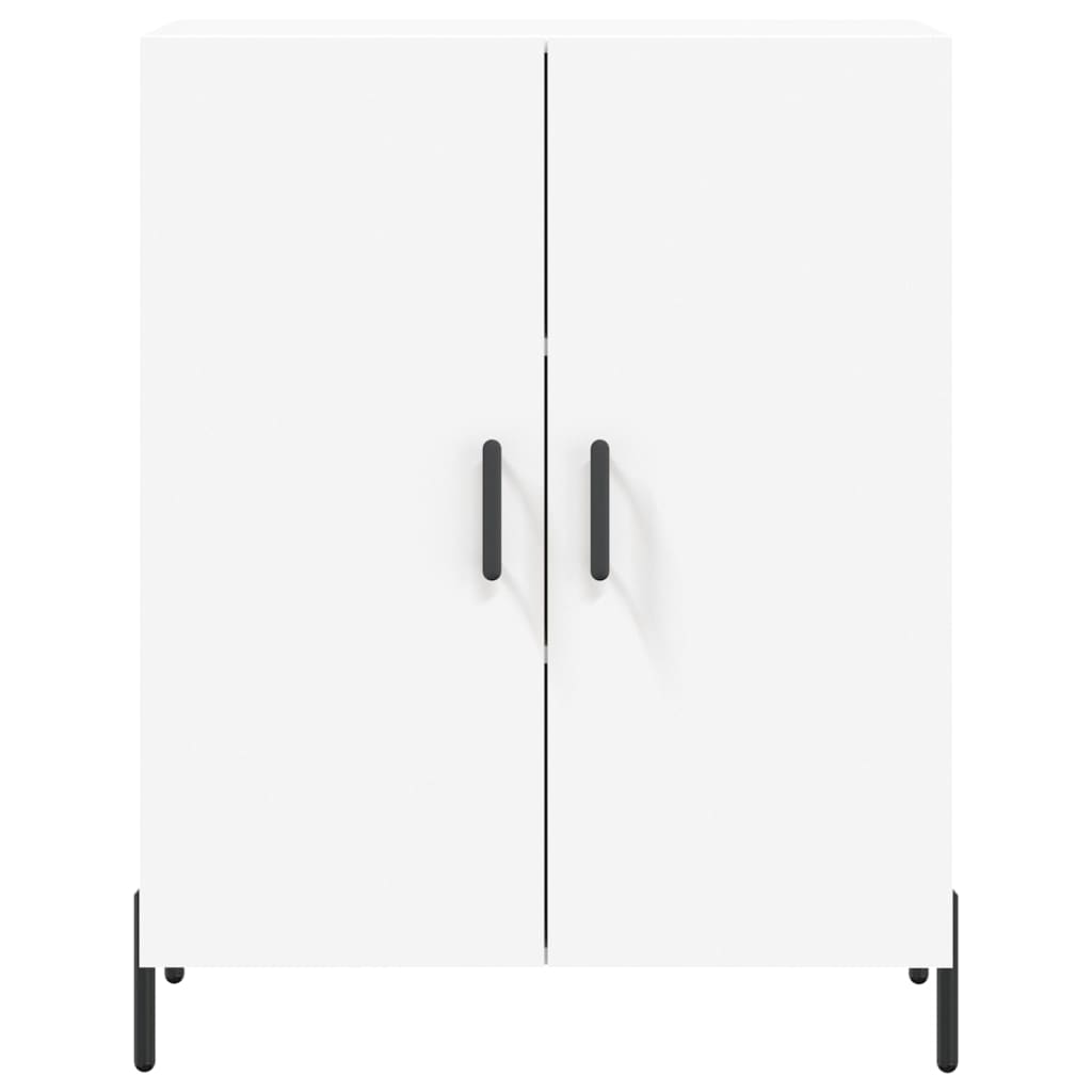 Hoge kast 69,5x34x180 cm bewerkt hout wit is nu te koop bij PeponiXL, paradijselijk wonen!